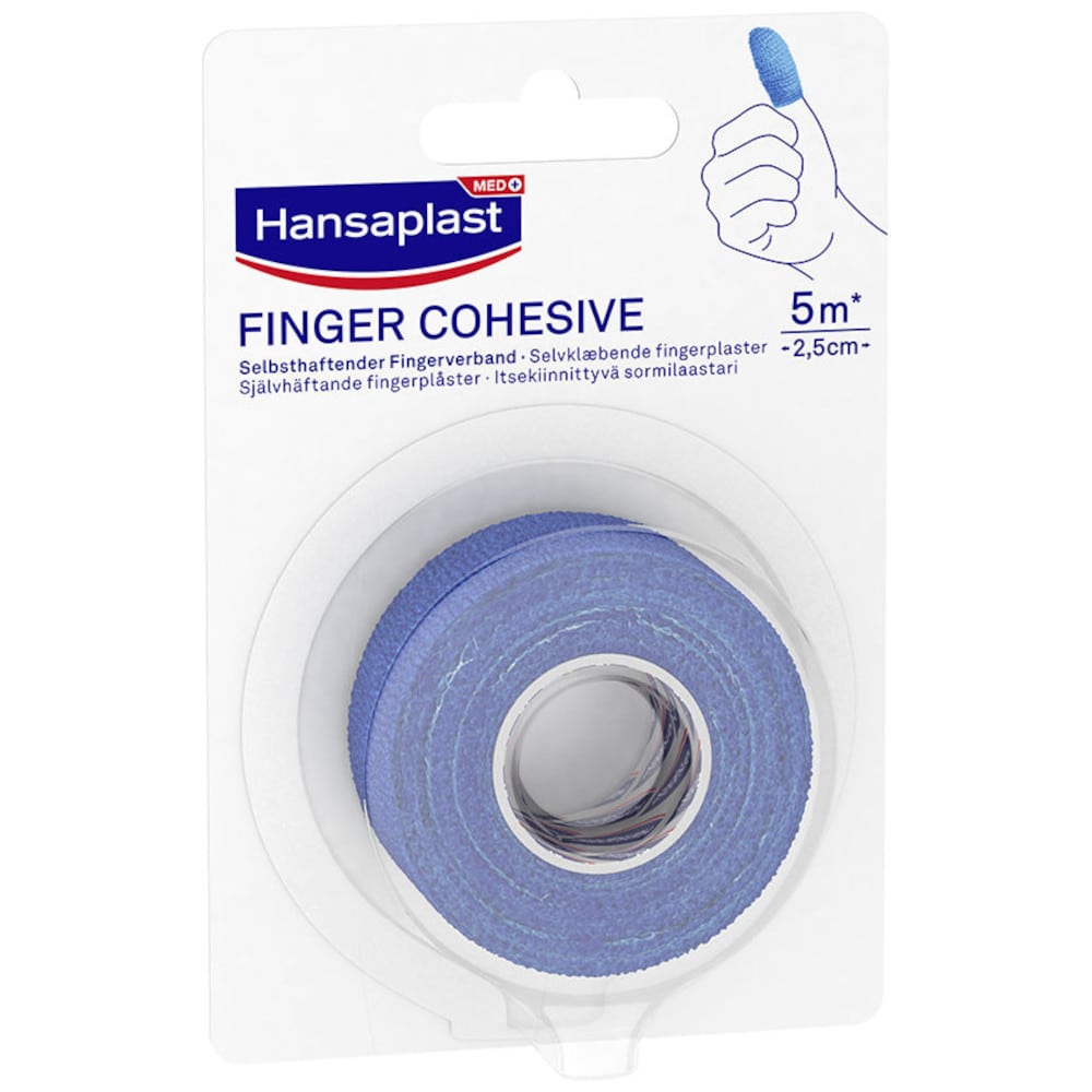 Hansaplast FINGER COHESIVE 5x2,5 1 St Pflaster