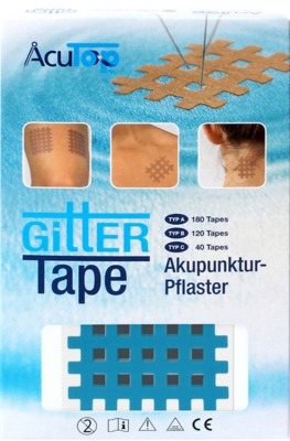 GITTER Tape AcuTop Akupunkturpflaster 5x6 cm blau 40 St Pflaster