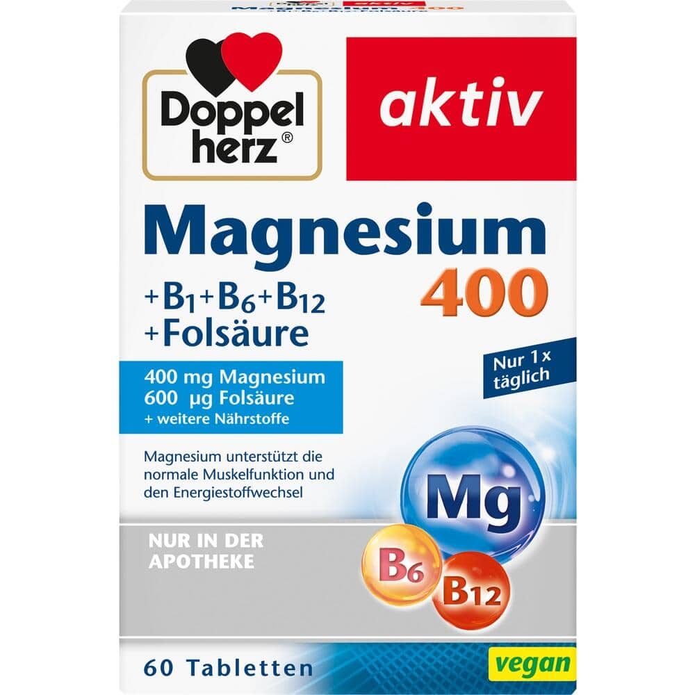 Doppelherz aktiv Magnesium 400 mg  60 St Tabletten