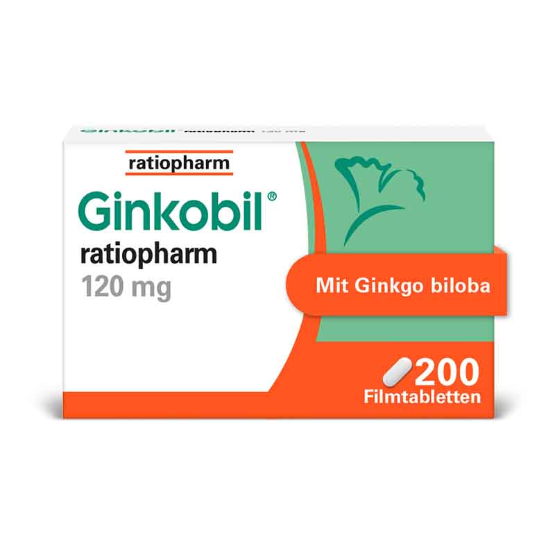 Ginkobil ratiopharm 120 mg  200 St Filmtabletten