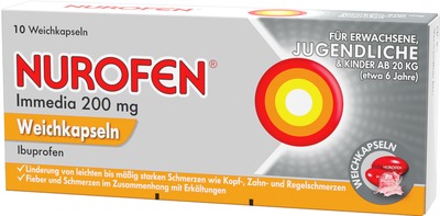 NUROFEN Immedia 200mg  10 St Weichkapseln