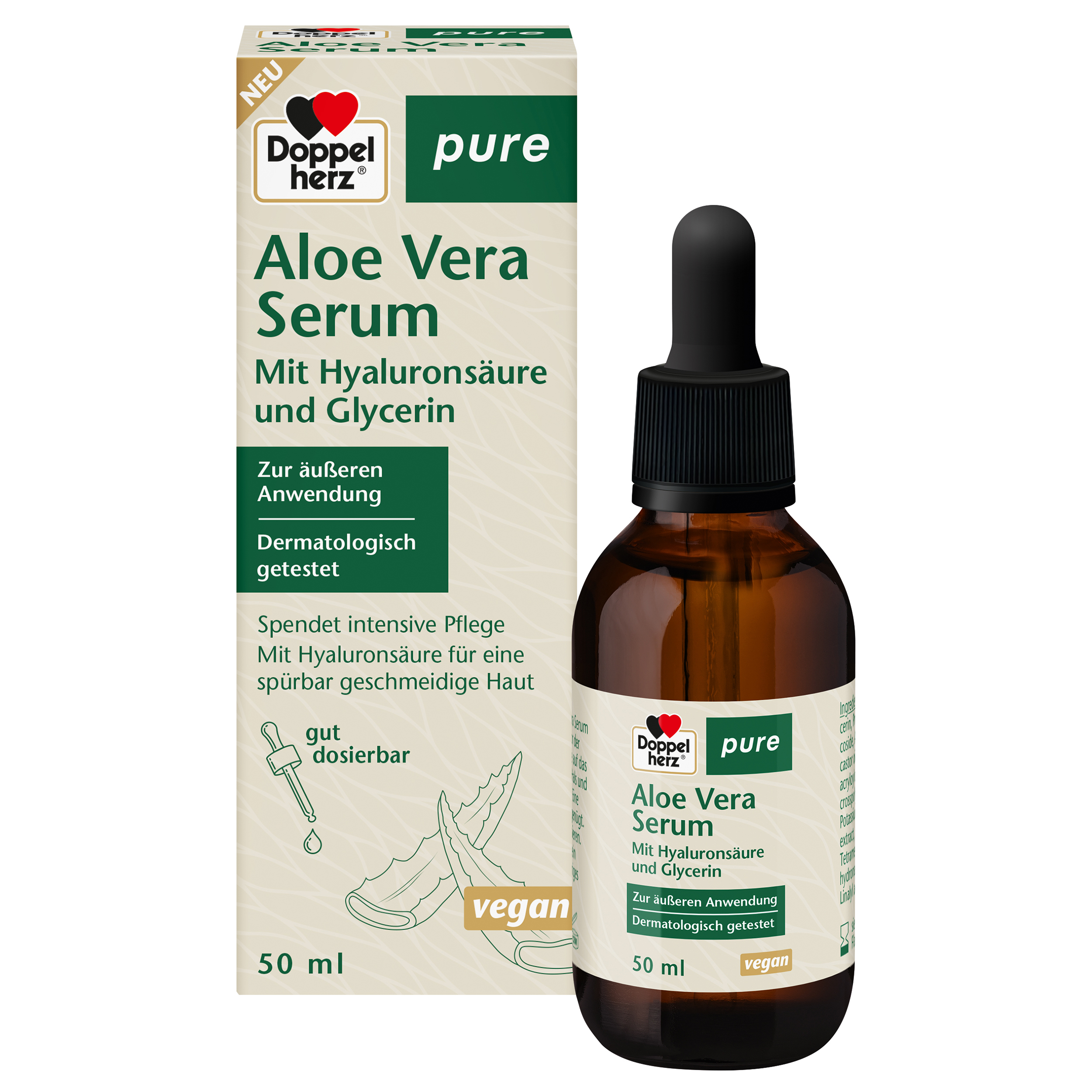 Doppelherz pure Aloe Vera Serum 50 ml Flüssigkeit