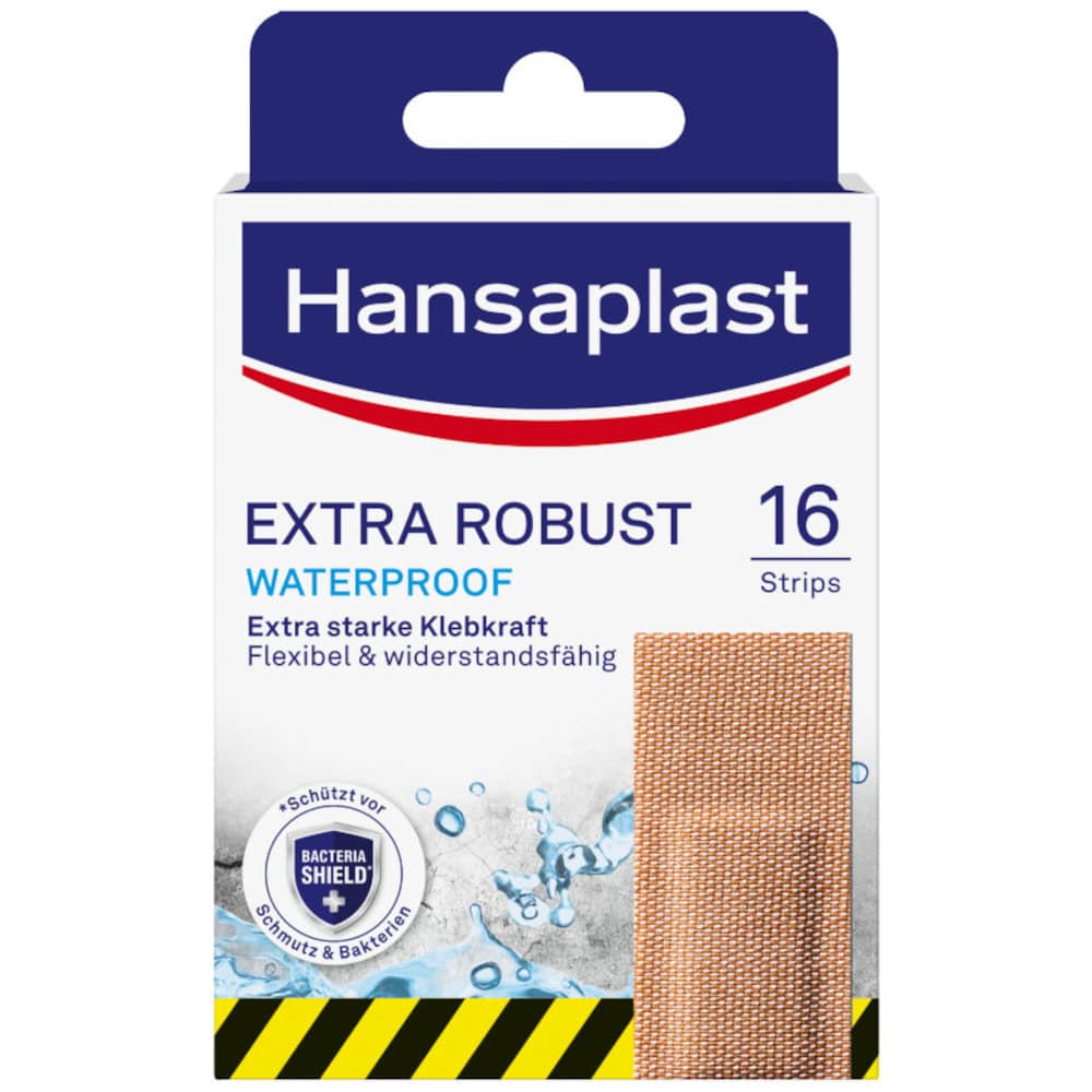 Hansaplast EXTRA ROBUST  WATERPROOF 16 Strips 16 St Pflaster