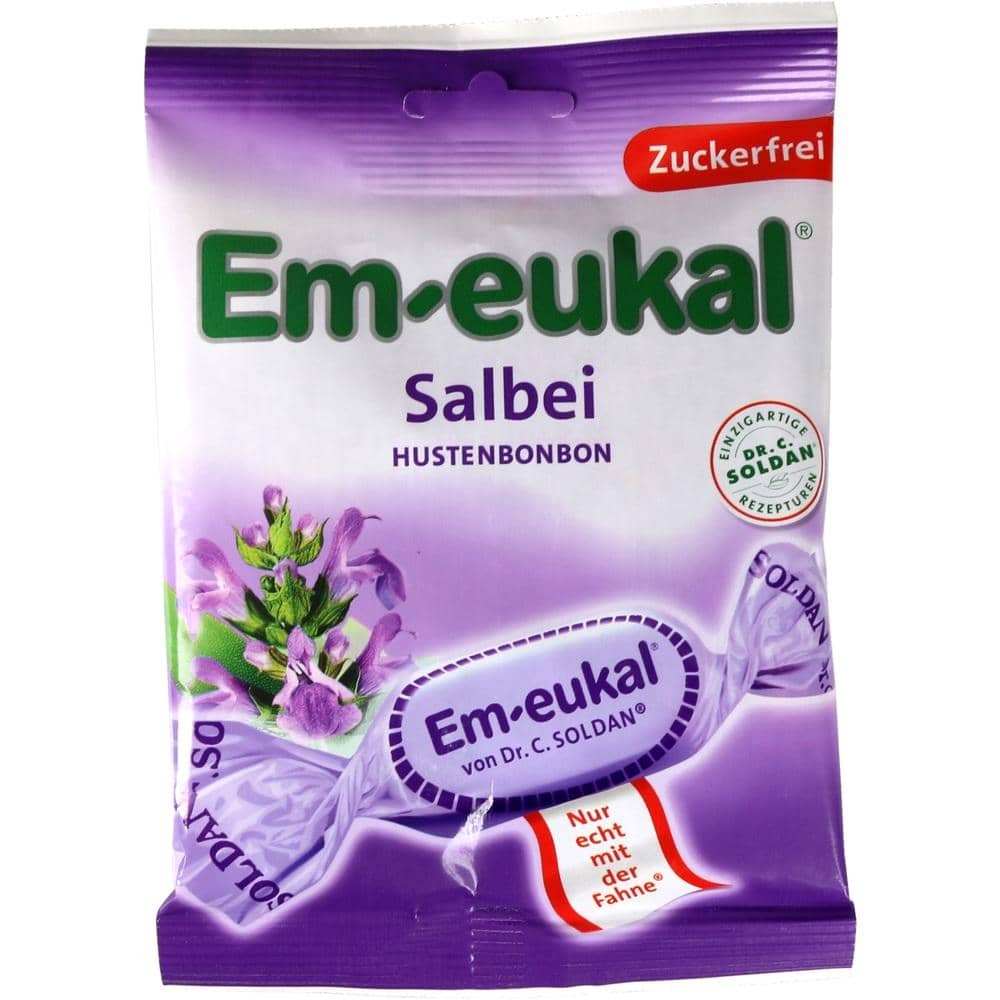 Em-eukal Salbei zuckerfrei 75 g Bonbons