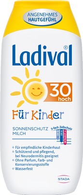 Ladival Kinder Sonnenmilch LSF 30 200 ml Milch