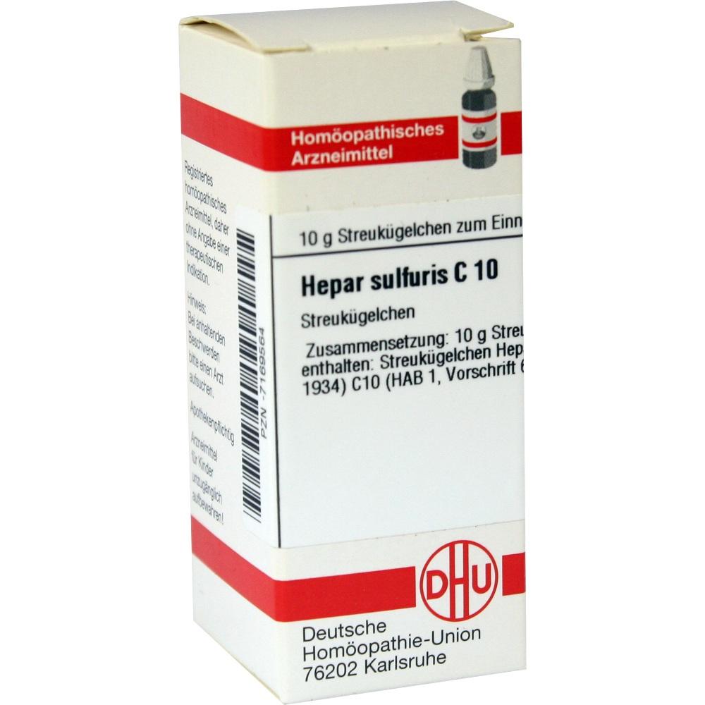 HEPAR SULFURIS C 10 Globuli 10 g Globuli