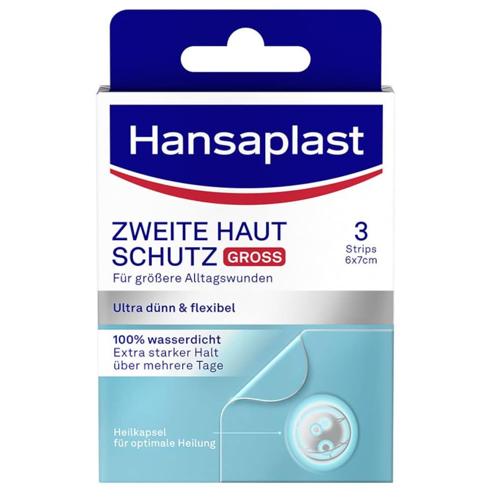 Hansaplast ZWEITE HAUT SCHUTZ GROSS 3 St Pflaster
