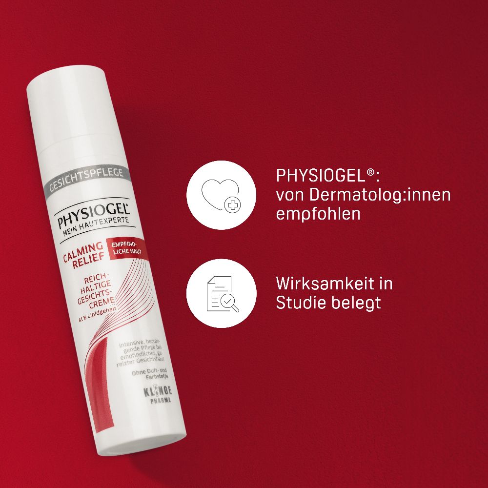 PHYSIOGEL Calming Relief Reichhaltige Gesichtscreme empfindliche Haut  40 ml Creme