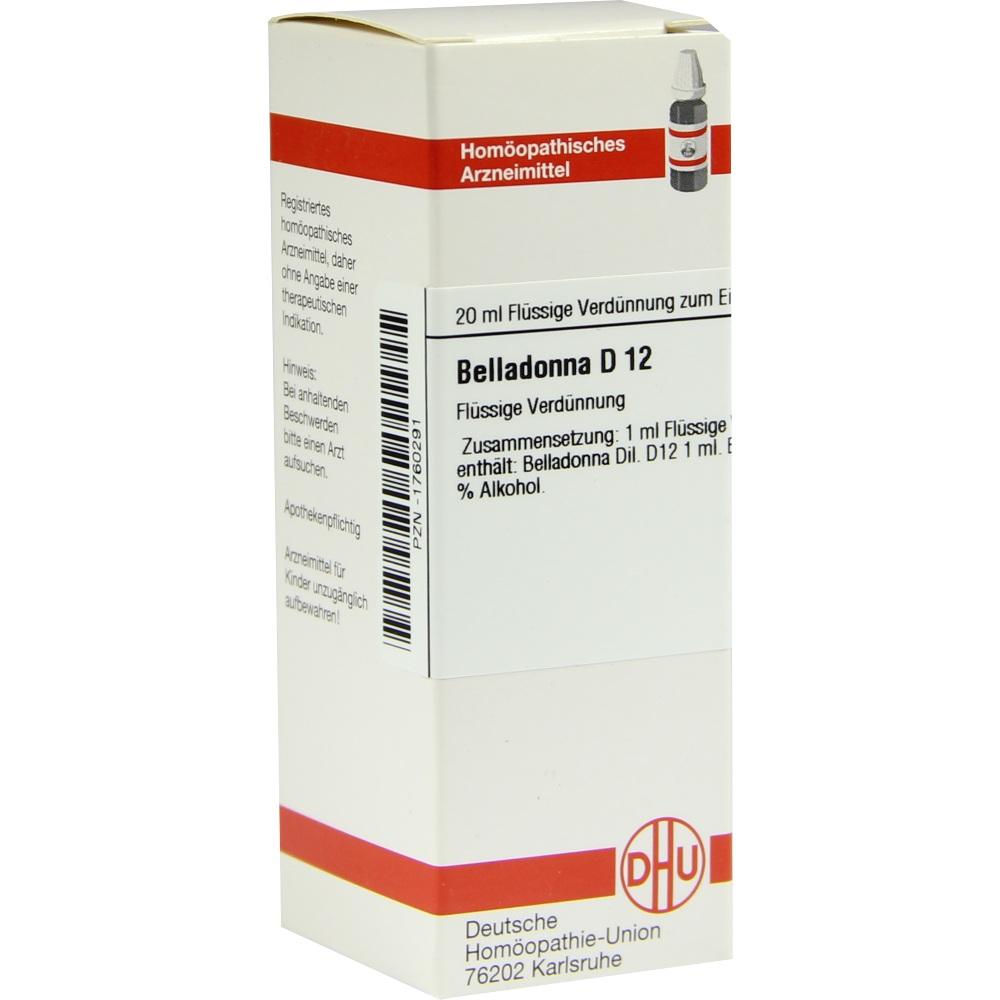 BELLADONNA D 12 Dilution 20 ml Dilution