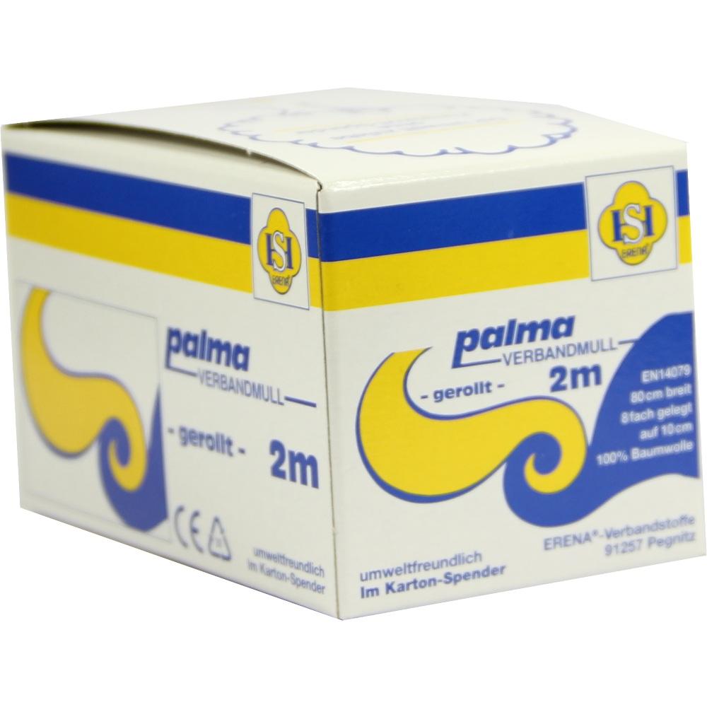 PALMA Verbandmull 80 cm 2 m Rolle 1X2 m