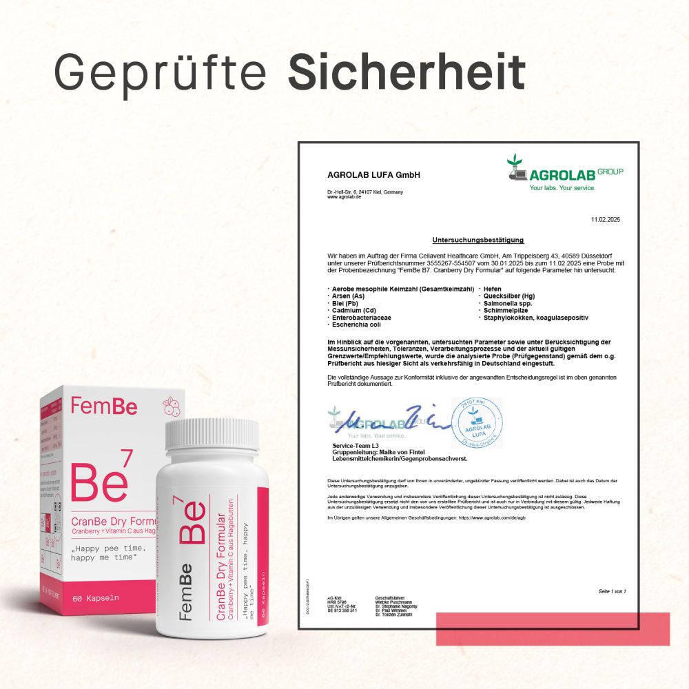 FemBe Be7 CranBe Dry Formular 60 St Kapseln