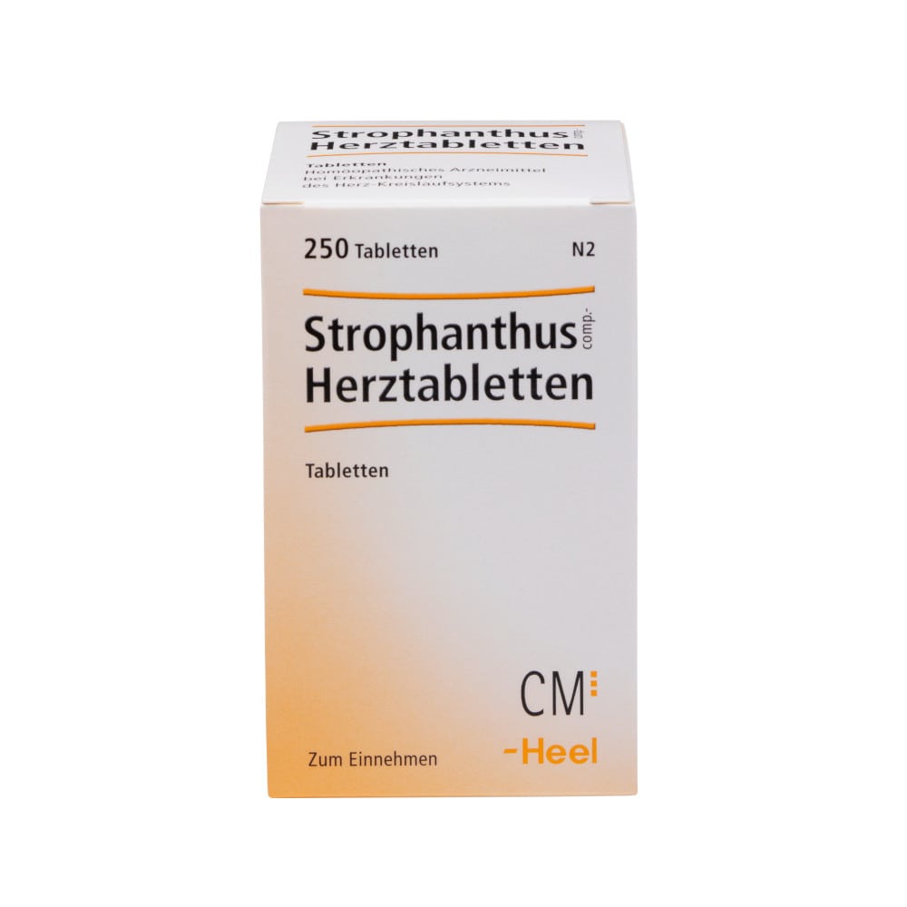 Strophanthus Comp. Herztabletten 250 St Tabletten