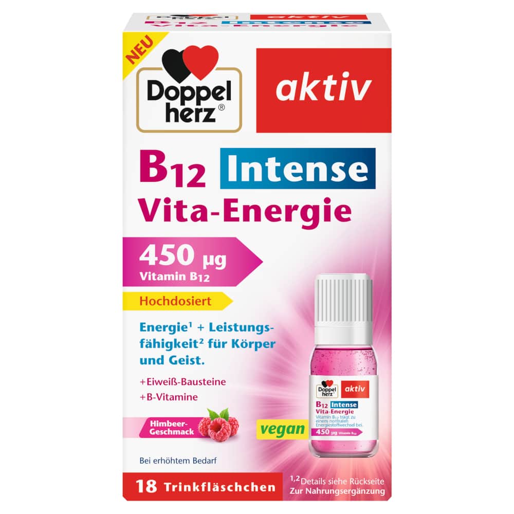 Doppelherz aktiv B12 Intense Vita-Energie 18 St Trinkampullen