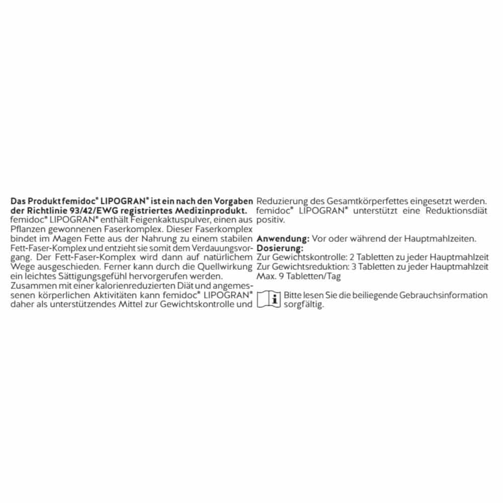 femidoc LIPOGRAN 60 St Tabletten