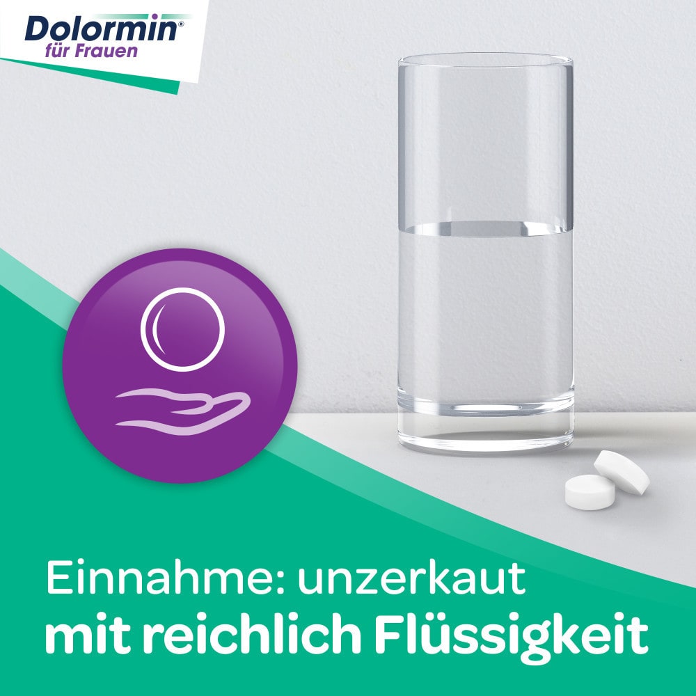 Dolormin für Frauen bei Regelschmerzen mit Naproxen