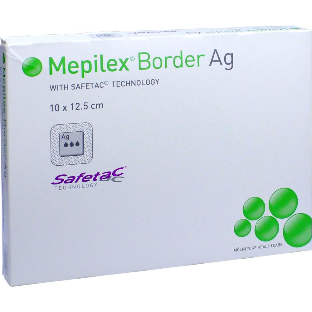 MEPILEX Border Ag Schaumverb.10x12,5 cm steril 5 St Verband