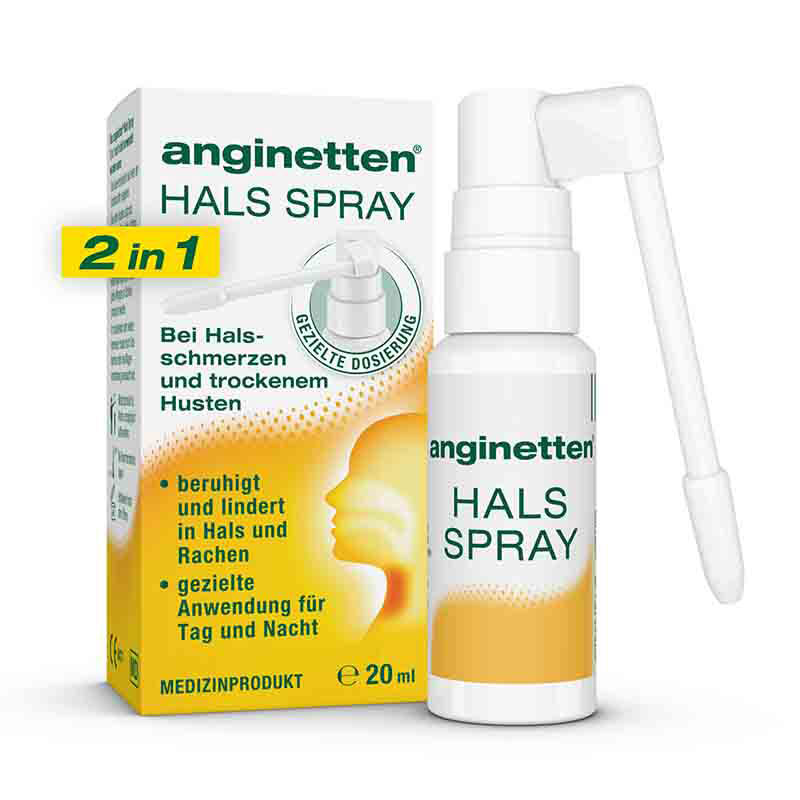 anginetten HALS SPRAY 2 in 1 20 ml Spray