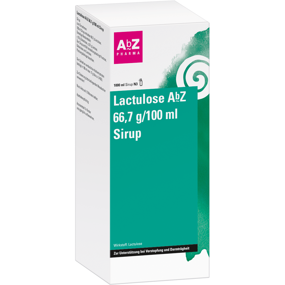 Lactulose AbZ 66,7g/100ml 1000 ml Sirup