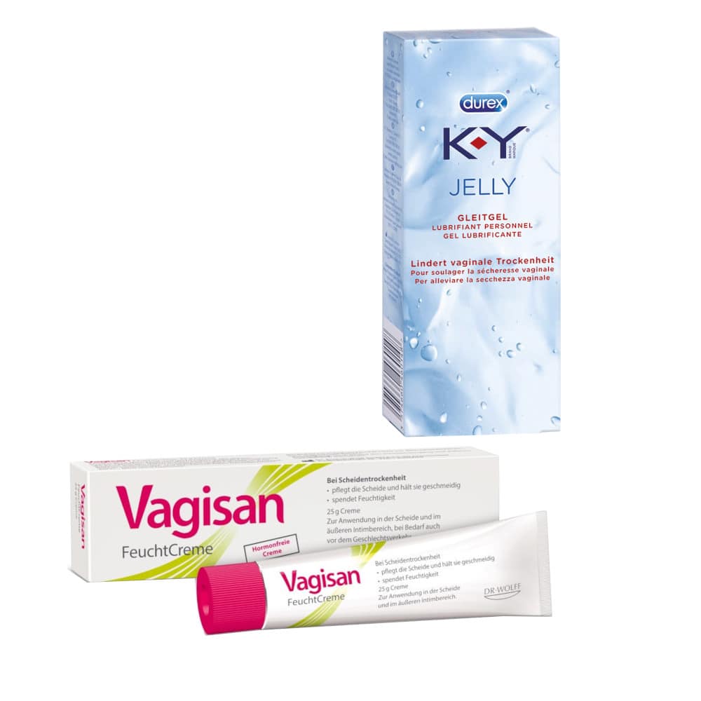 Vagisan Feuchtcreme+K Y Jelly Gleitgel Set 1 Sparset