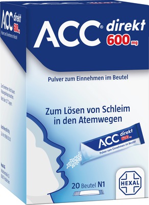 ACC direkt 600 mg  20 St Pulver zum Einnehmen