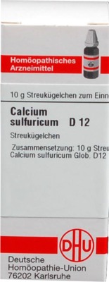 CALCIUM SULFURICUM D 12 Globuli 10 g Globuli