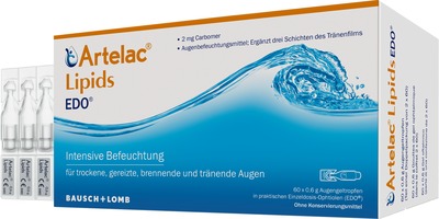 Artelac Lipids EDO Augengeltropfen für stark tränende Augen 120X0.6 g Augengel
