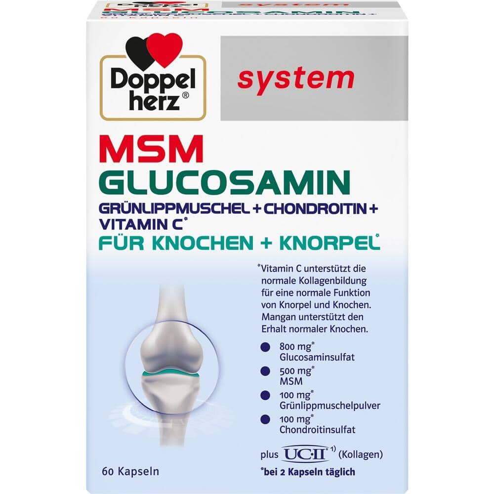 Doppelherz system MSM GLUCOSAMIN  60 St Kapseln