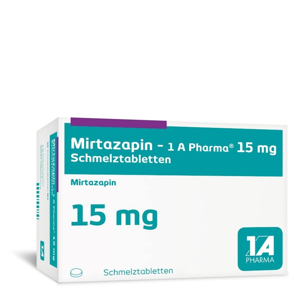 Mirtazapin-1A Pharma 15mg 20 St Filmtabletten