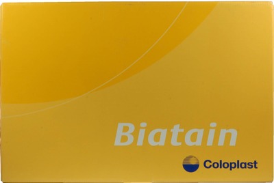 BIATAIN Schaumverband 10x20 cm sanft haftend 5 St Verband