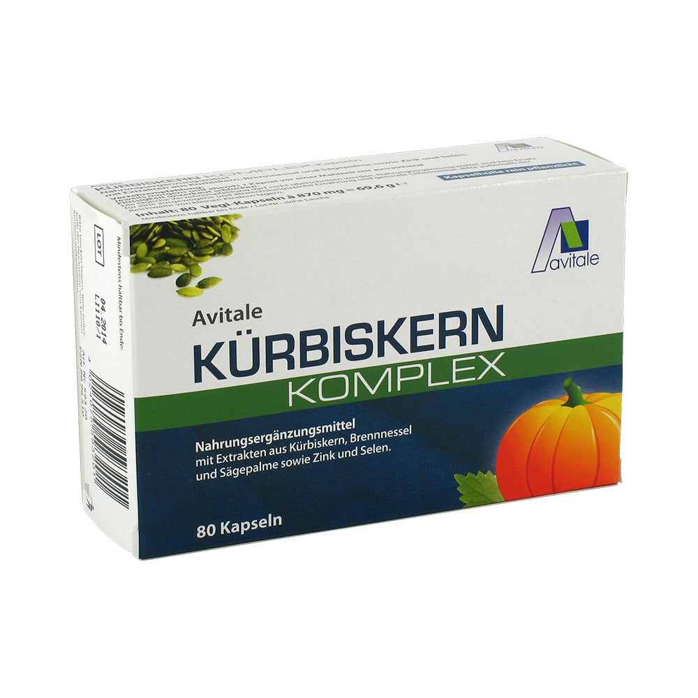 Avitale KÜRBISKERN KOMPLEX 80 St Kapseln