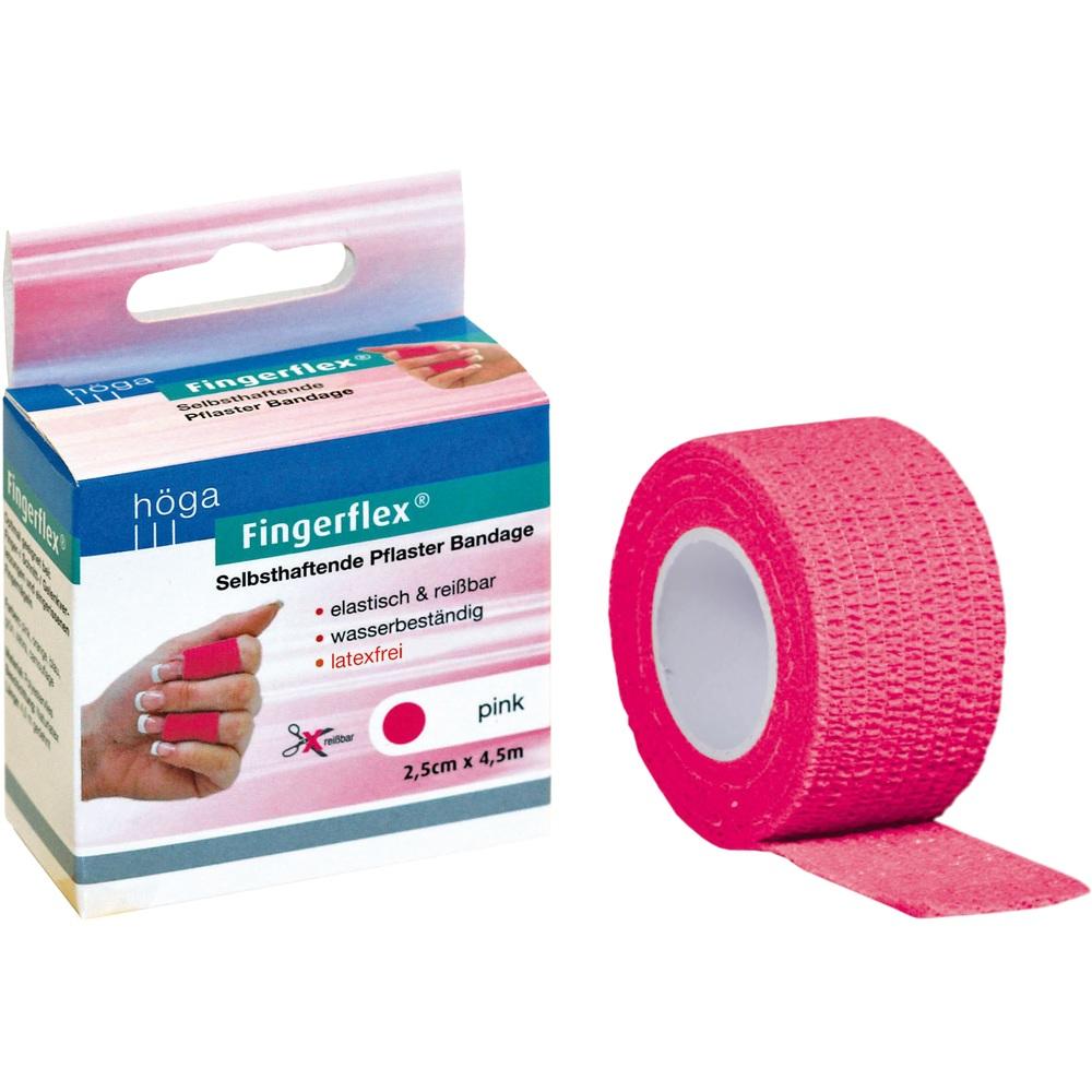FINGERFLEX 2,5 cmx4,5 m pink 1 St Pflaster