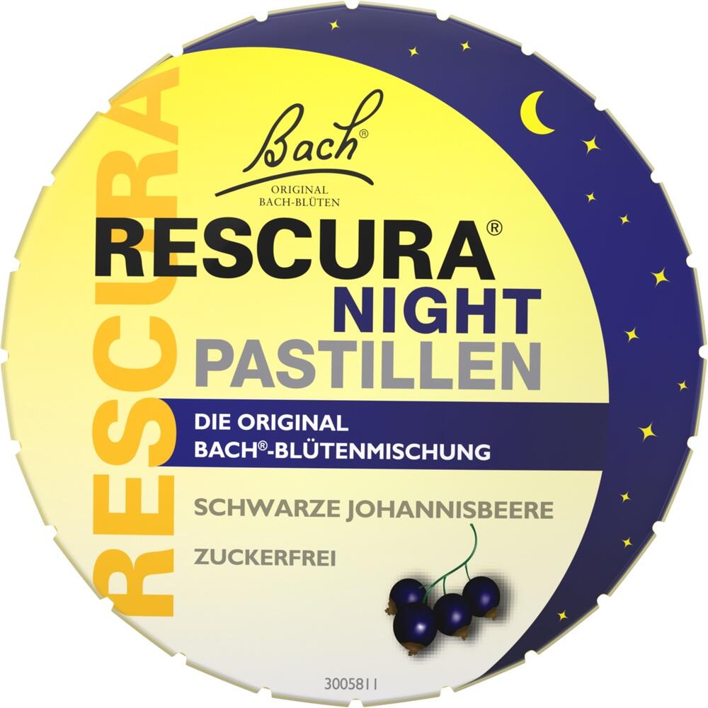 Bach RESCURA NIGHT PASTILLEN schwarze Johannisbeere 50 g Pastillen