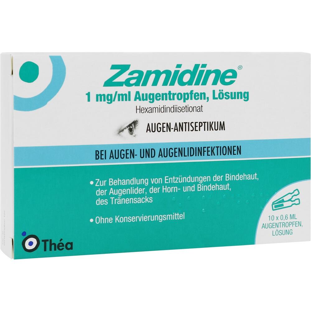 Zamidine 1 mg/ml Augentropfen, Lösung 10X0.6 ml Augentropfen