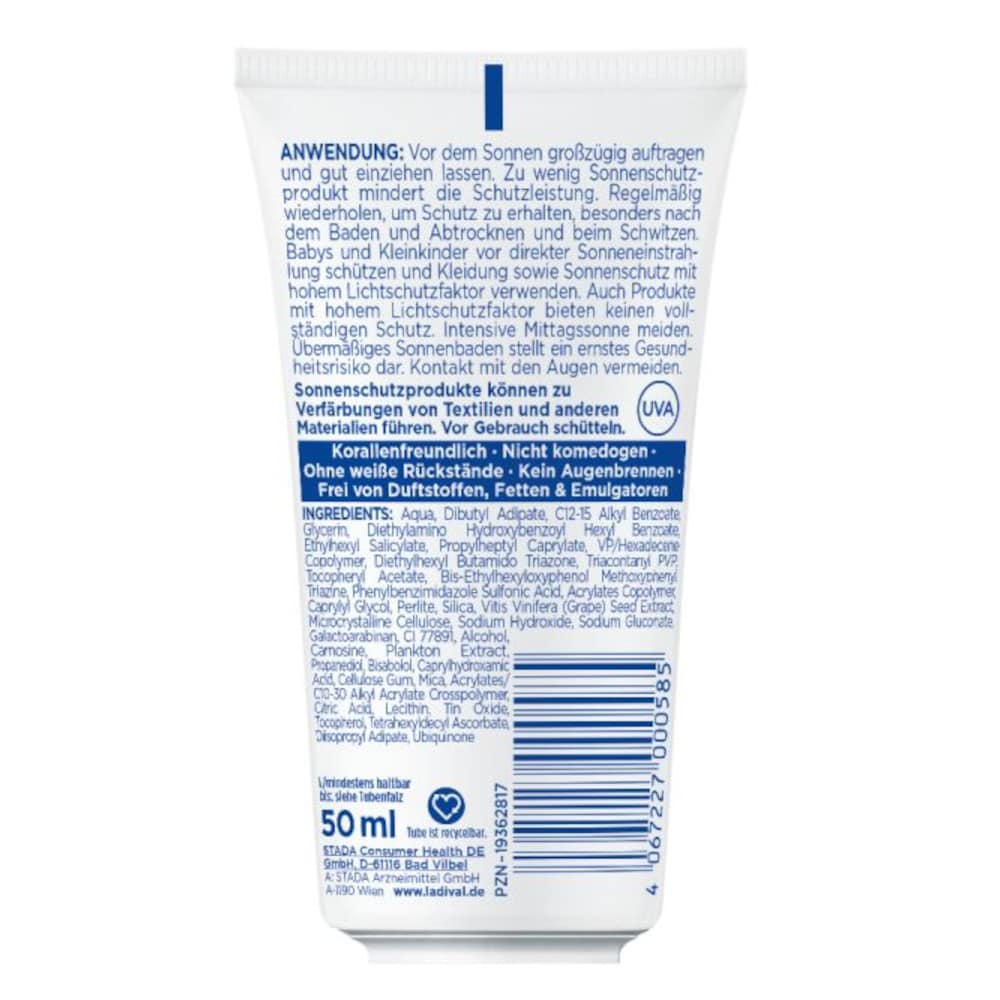 Ladival Allergische Haut Sonnenschutz-Gel Gesicht 50 ml Gel