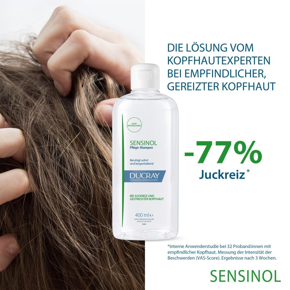 DUCRAY SENSINOL Pflegeshampoo bei Juckreiz 400 ml Shampoo