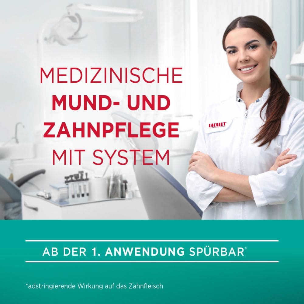LACALUT sensitiv REMINERALISIERUNG & SANFTES WEISS 75 ml Zahncreme