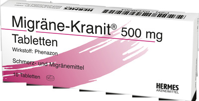 Migräne-Kranit 500mg 10 St Tabletten