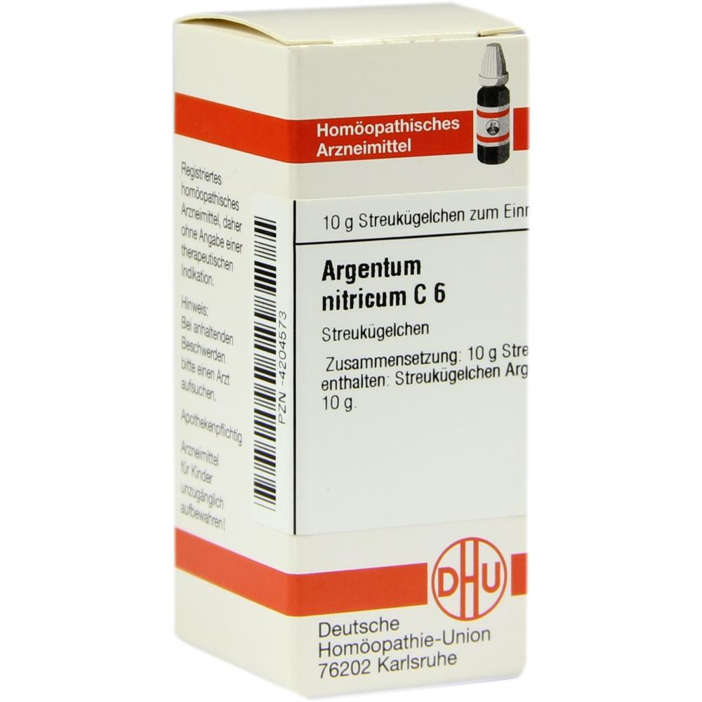 ARGENTUM NITRICUM C 6 Globuli 10 g Globuli