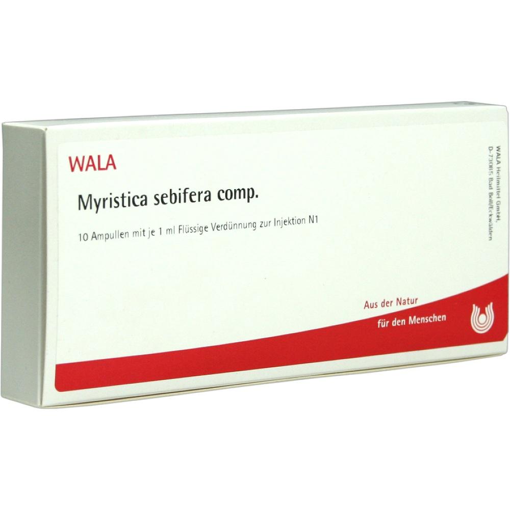 Myristica sebifera comp. 10X1 ml Ampullen
