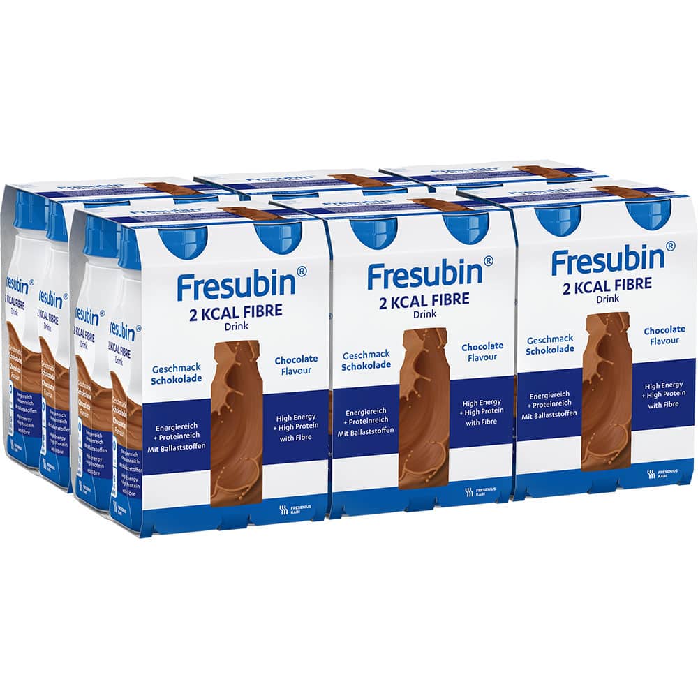 Fresubin 2 kcal Fibre Trinknahrung Schokolade 24X200 ml Lösung