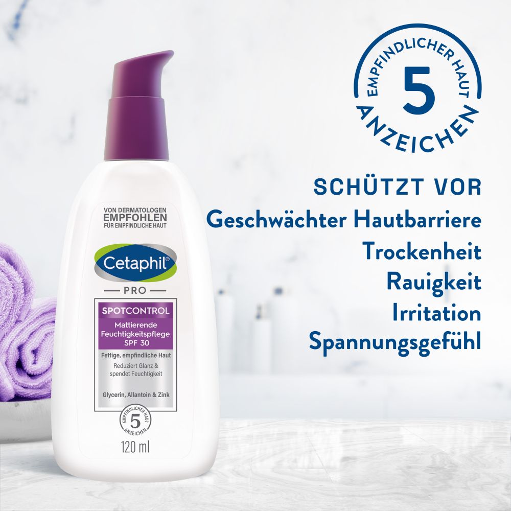 Cetaphil PRO SpotControl Mattierende Feuchtigkeitspflege SPF 30 120 ml Creme