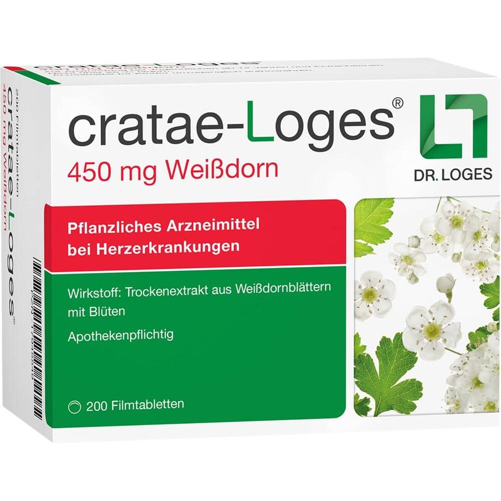 cratae-Loges 450 mg Weißdorn 200 St Filmtabletten