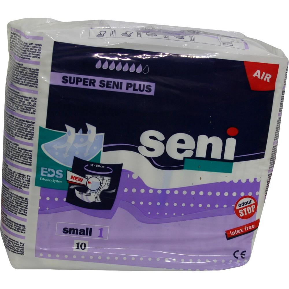 SUPER SENI Plus Gr.1 S Inkontinenzhose Nacht f.E. 10 St