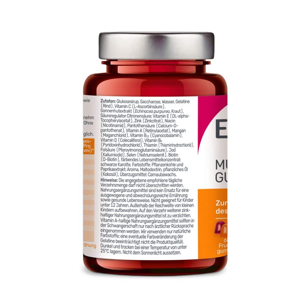 EUNOVA MULTIVITAMIN GUMMIS 60 St Bonbons