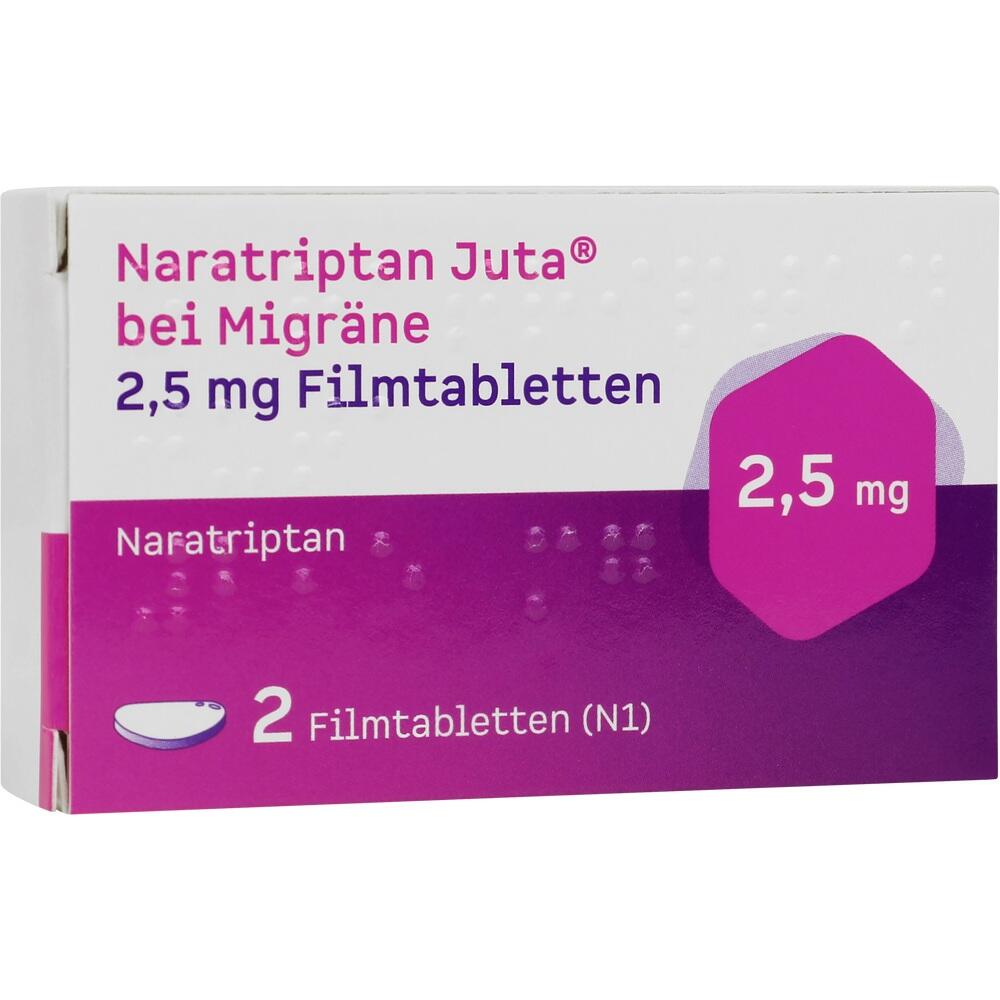 Naratriptan Juta bei Migräne  2 St Filmtabletten