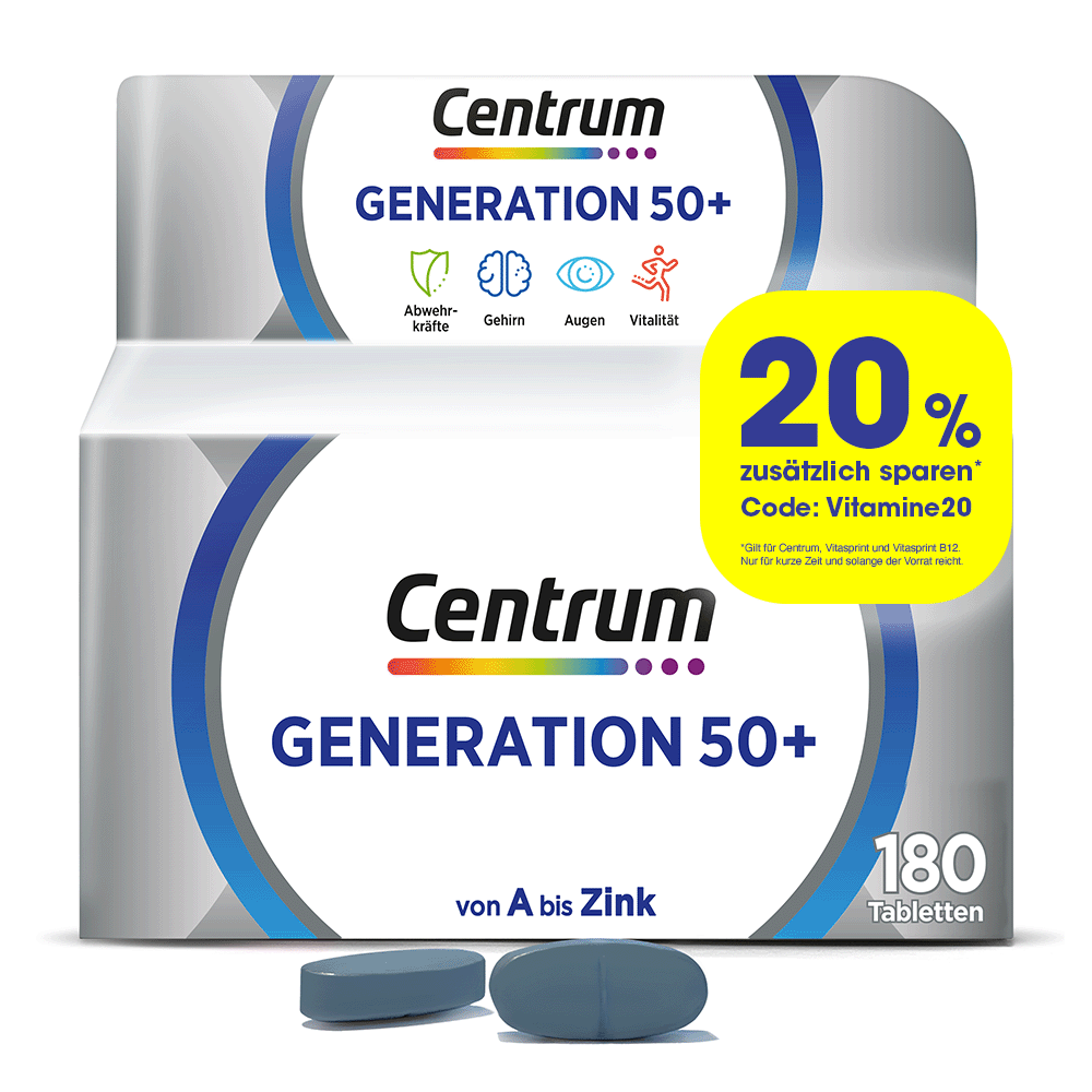 Centrum Generation 50+ 180 St Tabletten