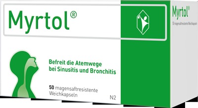Myrtol der pflanzliche Schleimlöser für Kdr. ab 6 J. 50 Stk. 50 St Magensaftresistente Weichkapseln