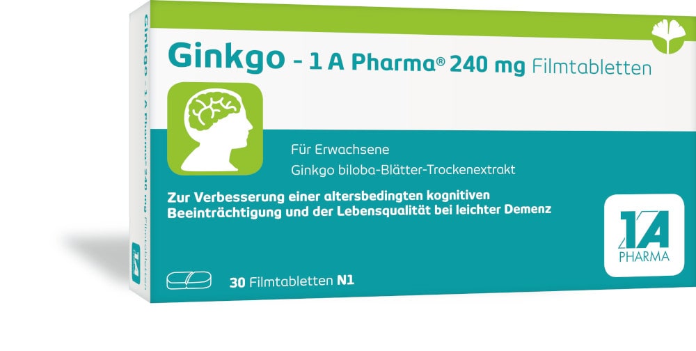 Ginkgo 1A Pharma 240mg  30 St Filmtabletten