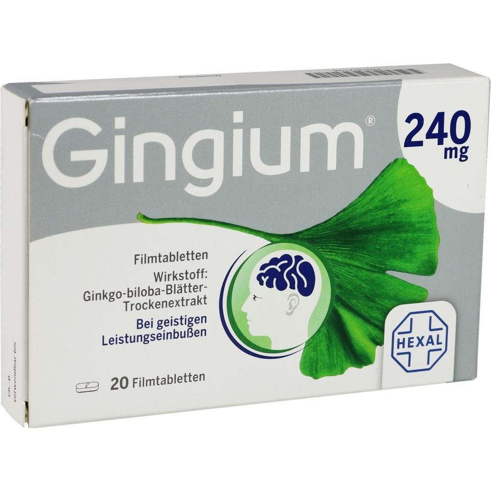 Gingium 240 mg  20 St Filmtabletten
