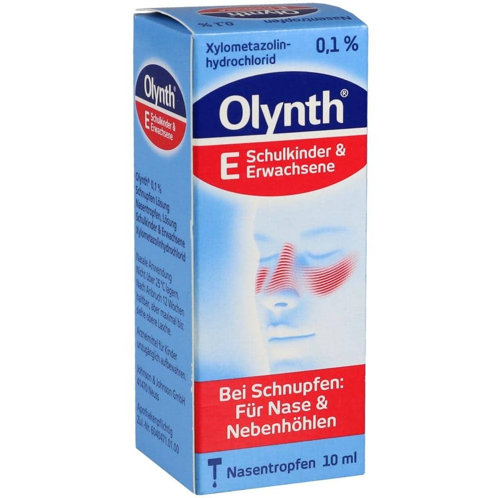 Olynth 0,1% 10ml Schnupfen Lösung für Kinder ab 6 J. & Erwachsene